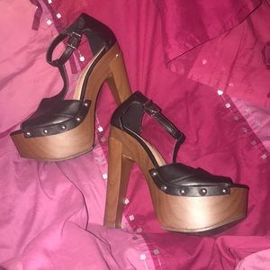 Black & Brown Jessica Simpson Heels